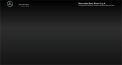 Desktop Screenshot of mercedesbenzroma.it